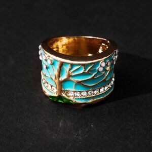 Tree Flower Accessories Vintage Ring size5-12